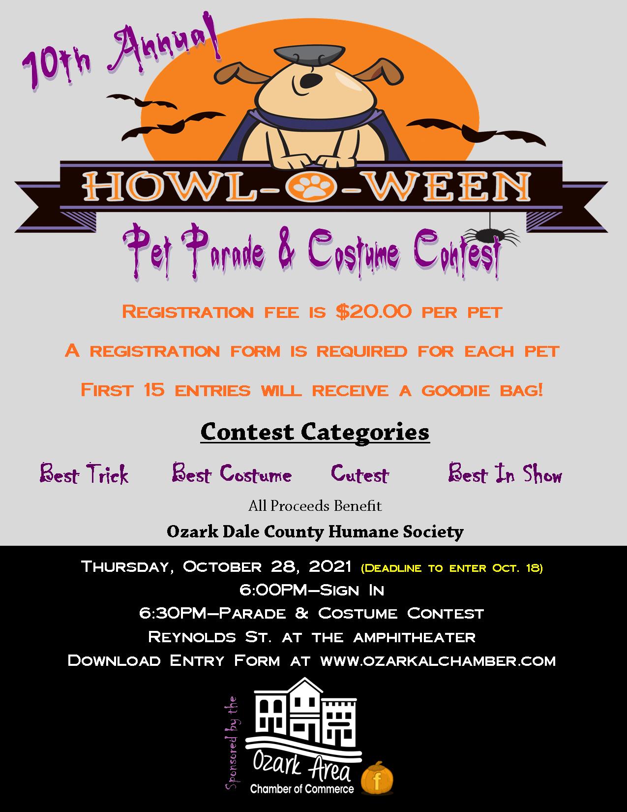 Howl-O-Ween Pet Parade & Costume Contest
